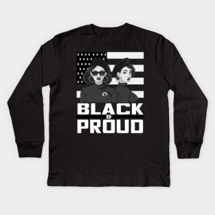 Black & Proud Panther Party 1966 Civil Rights Kids Long Sleeve T-Shirt